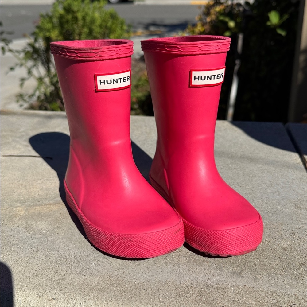 Hunter rain boots toddler